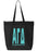 Alpha Gamma Delta Impact Letters Zippered Poly Tote