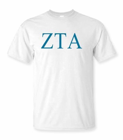 Zeta Tau Alpha Letter T-Shirt