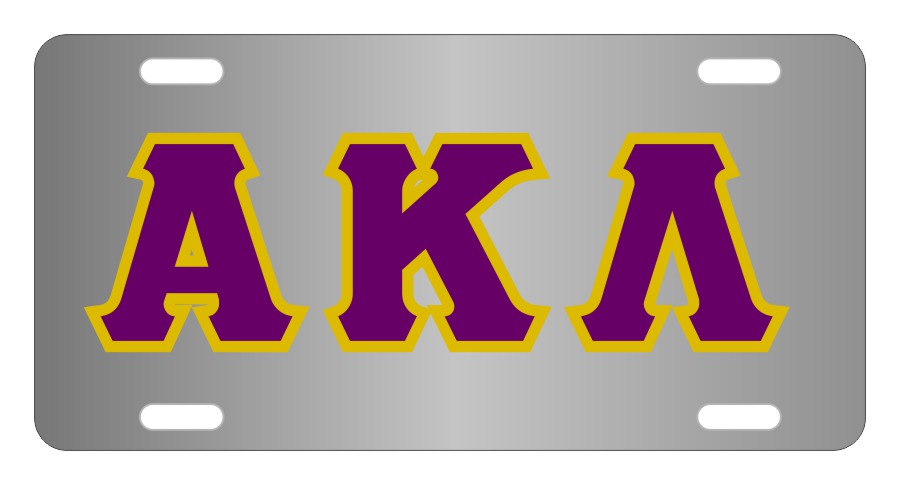 Alpha Kappa Lambda Fraternity License Plate Cover
