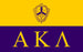 Alpha Kappa Lambda Fraternity Flag Sticker