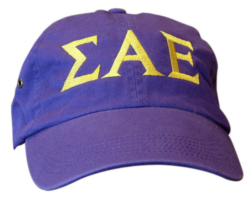 Sigma Alpha Epsilon Greek Letter Embroidered Hat