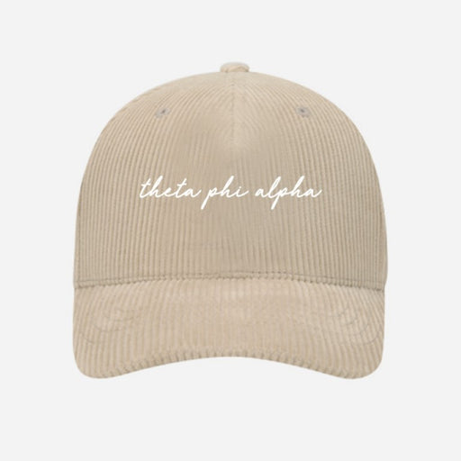 Theta Phi Alpha Corduroy Baseball Cap