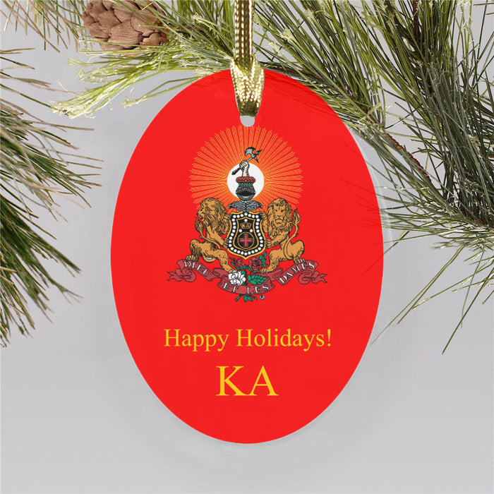 Kappa Alpha Color Crest Ornament
