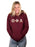 Theta Phi Alpha Unisex Hooded Sweatshirt with Sewn-On Letters