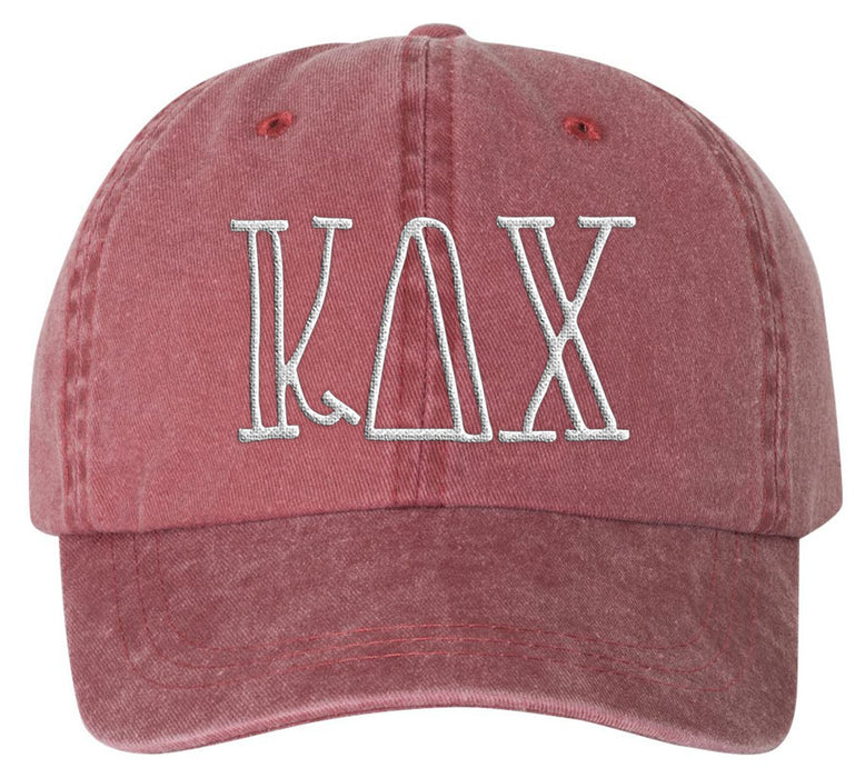 Kappa Delta Chi Sorority Greek Carson Embroidered Hat
