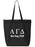 Alpha Gamma Delta Roman Letters Event Tote Bag