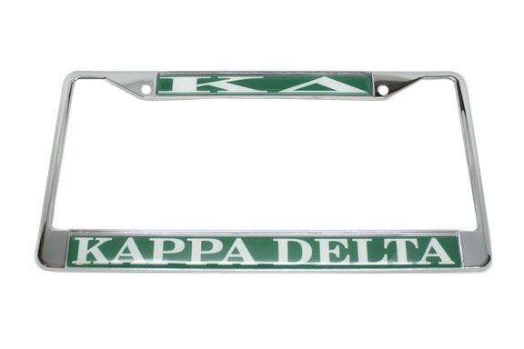 Kappa Delta License Plate Frame