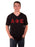 Lambda Phi Epsilon V-Neck T-Shirt with Sewn-On Letters