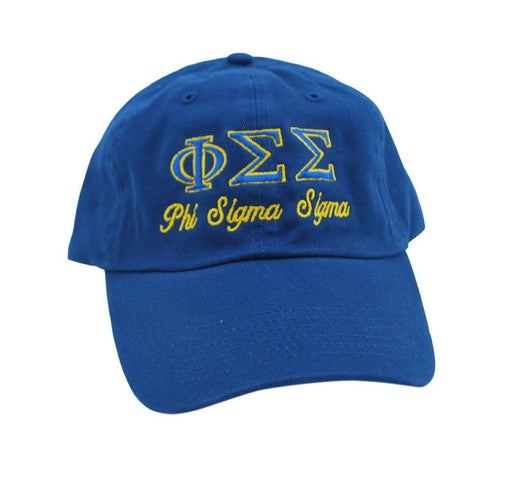 Phi Sigma Sigma Script Hat