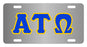 Alpha Tau Omega Fraternity License Plate Cover