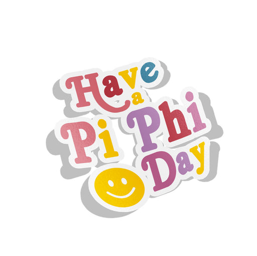 Pi Beta Phi Happy Day Sorority Decal