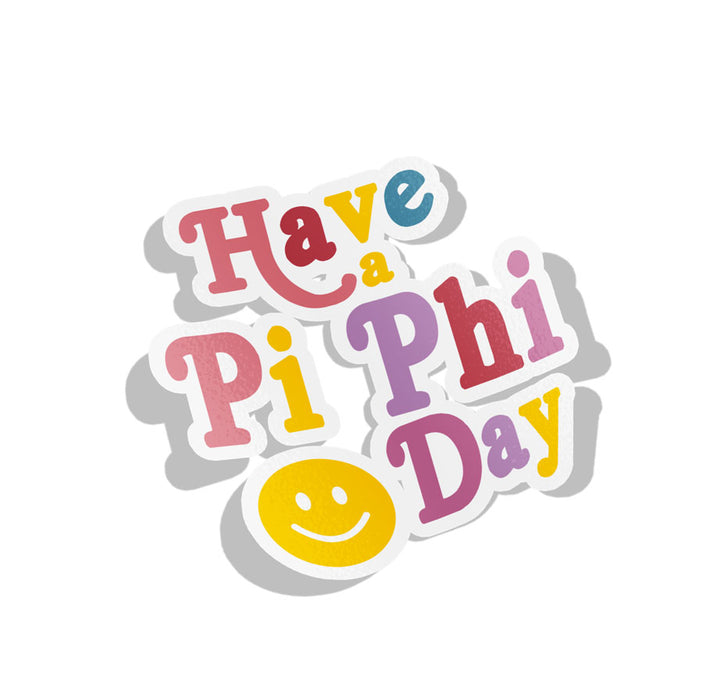 Pi Beta Phi Happy Day Sorority Decal