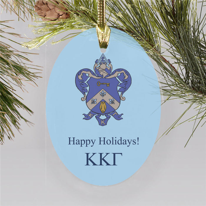 Kappa Kappa Gamma Color Crest Ornament