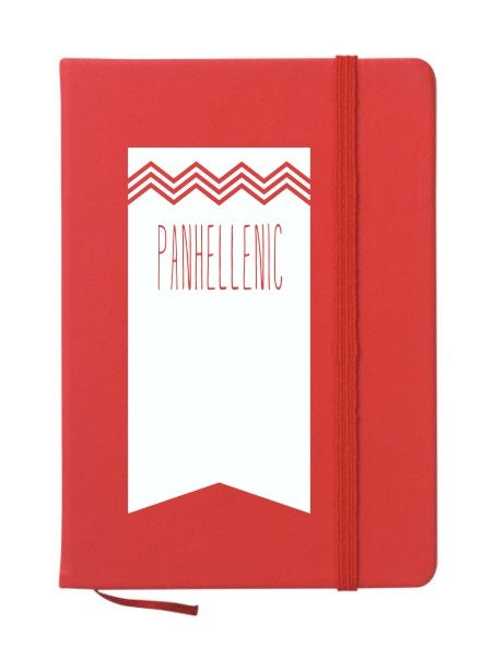 Panhellenic Chevron Notebook