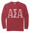 Alpha Sigma Alpha Comfort Colors Greek Letter Sorority Crewneck Sweatshirt