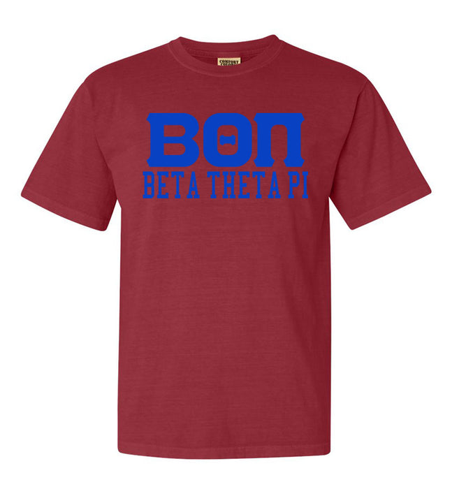 Beta Theta Pi Custom Comfort Colors Greek T-Shirt