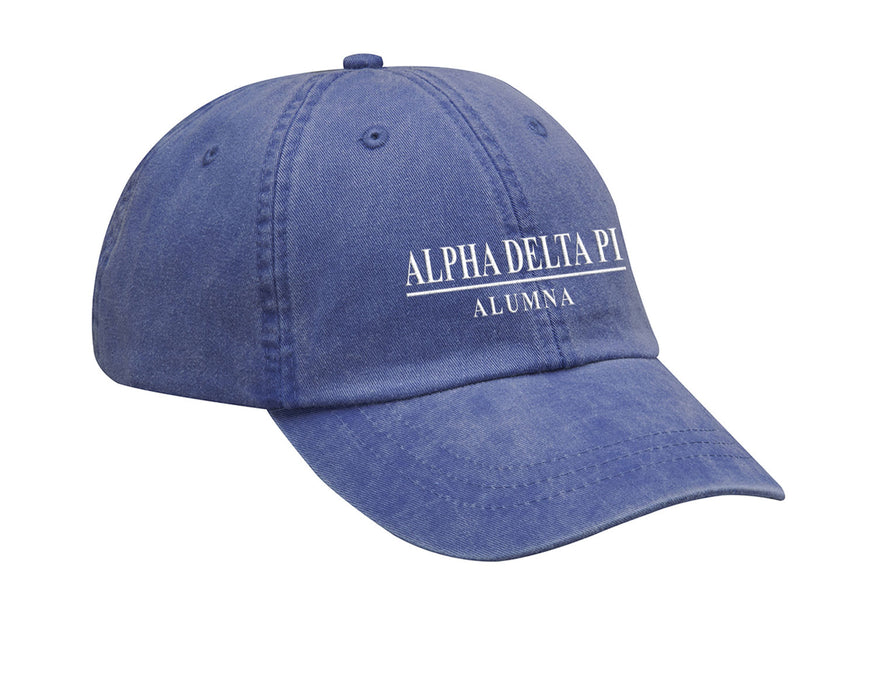 Alpha Delta Pi Line Year Embroidered Hat