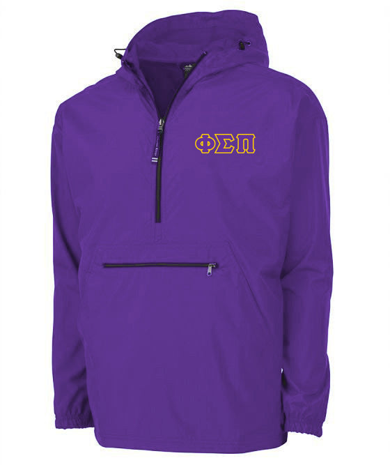 Phi Sigma Pi Embroidered Pack and Go Pullover