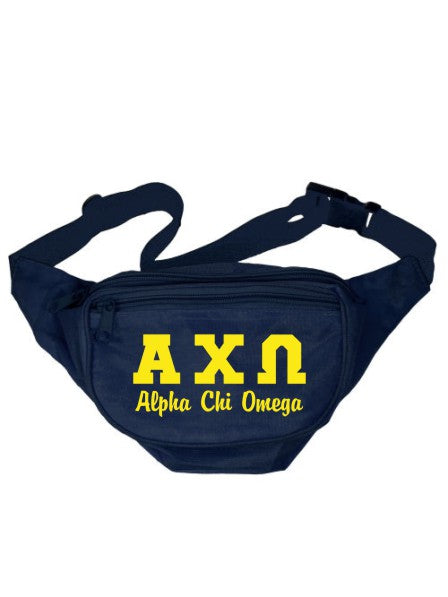 Alpha Chi Omega Collegiate Letters Fanny Pack