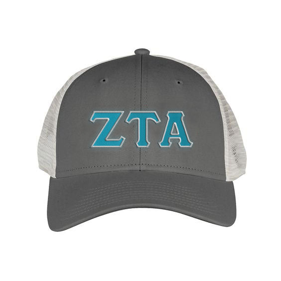 Zeta Tau Alpha Greek Trucker Cap