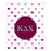 Kappa Delta Chi Hearts Fleece Blankets Kappa Delta Chi Hearts Fleece Blankets