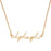 Alpha Phi Script Necklace