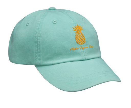 Alpha Sigma Tau Pineapple Embroidered Hat