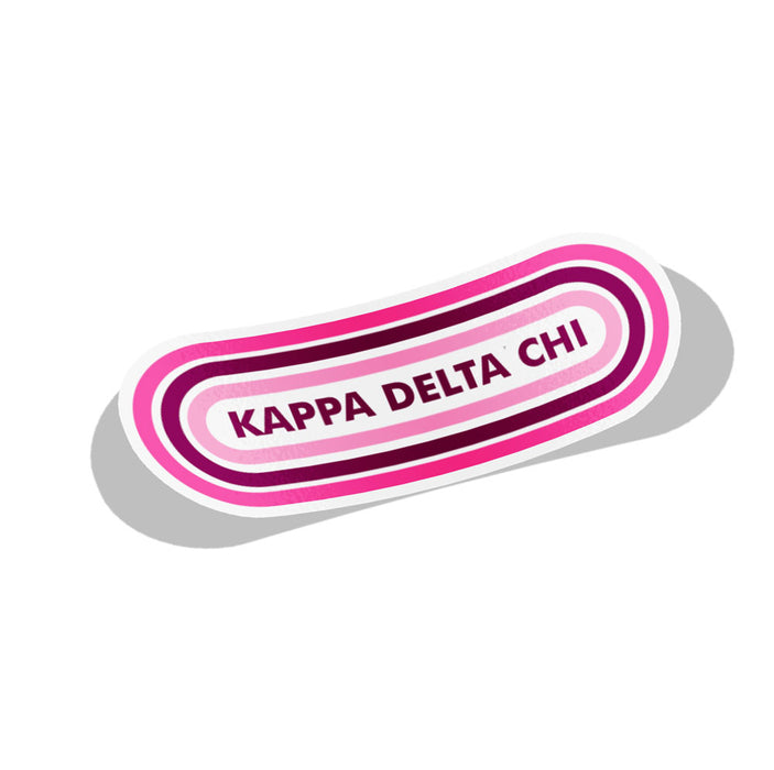 Kappa Delta Chi Capsule Sorority Decal