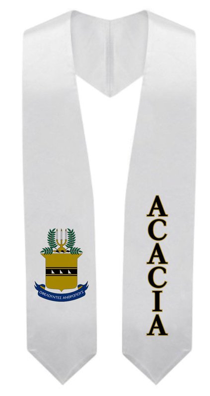 Acacia Super Crest Graduation Stole