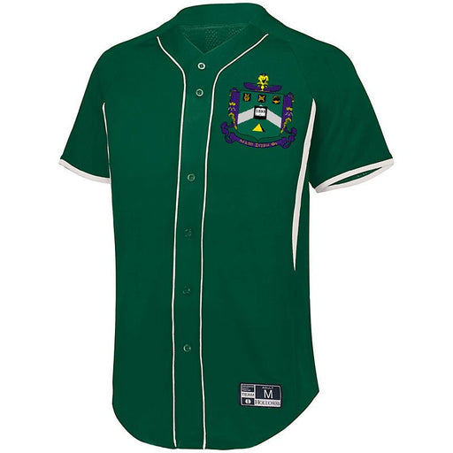 Delta Sigma Phi 7 Full Button Baseball Jersey