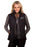 Chi Omega Embroidered Ladies Puffy Vest