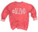 Alpha Kappa Delta Phi Comfort Colors Greek Letter Sorority Crewneck Sweatshirt