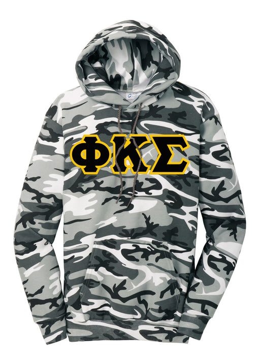 Phi Kappa Sigma Camo Hooded Pullover Sweatshirt