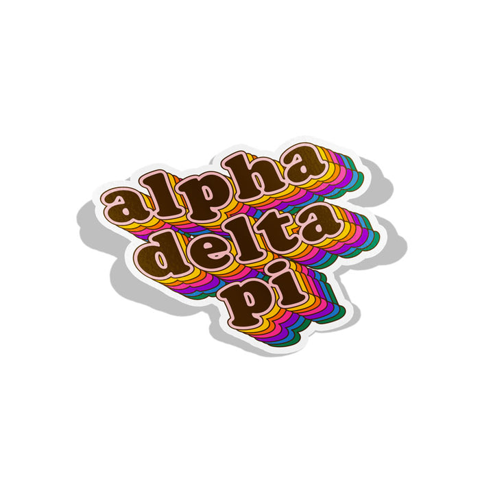 Alpha Delta Pi Retro Sorority Decal
