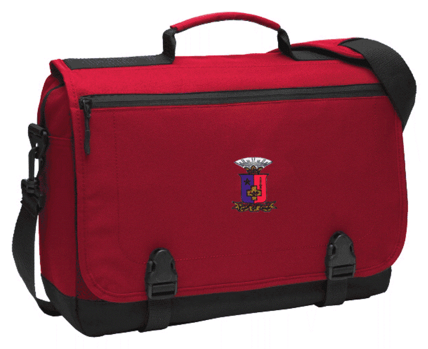 Sigma Phi Epsilon Crest Messenger Briefcase