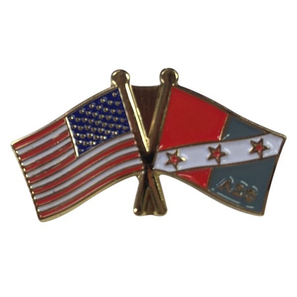 Alpha Sigma Phi USA / Fraternity Flag Pin