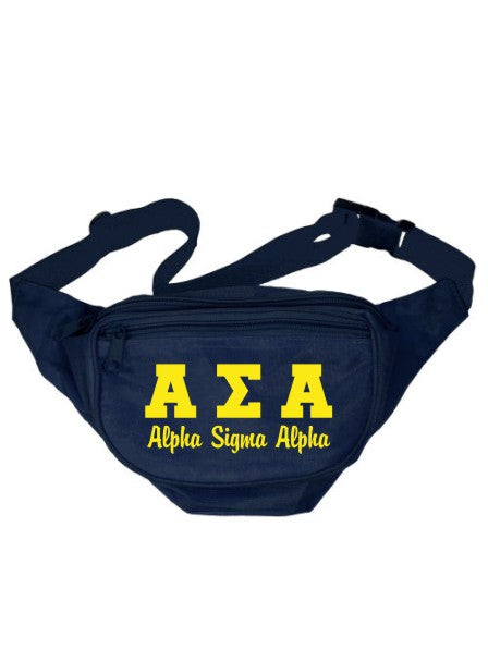 Alpha Sigma Alpha Collegiate Letters Fanny Pack