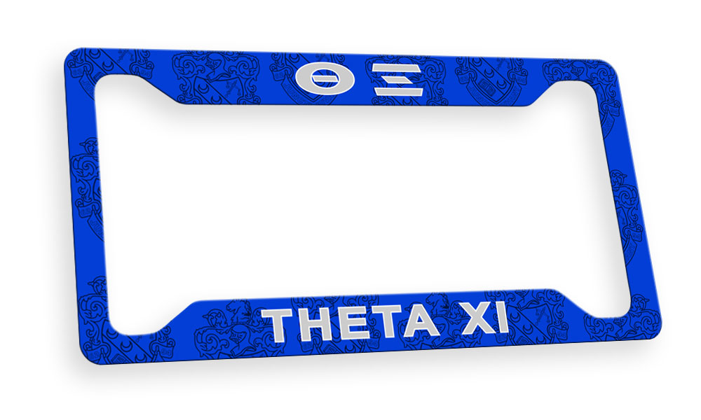 Theta Xi New License Plate Frame