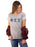 Phi Sigma Sigma Football Tee Shirt with Sewn-On Letters