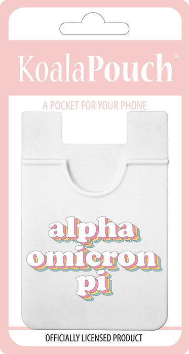 Alpha Omicron Pi Retro Phone Wallet