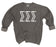 Sigma Sigma Sigma Comfort Colors Greek Letter Sorority Crewneck Sweatshirt