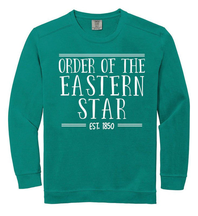 Order Of Eastern Star Comfort Colors Custom Sorority Sweatshirt
