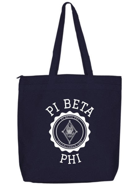 Pi Beta Phi Crest Seal Tote Bag