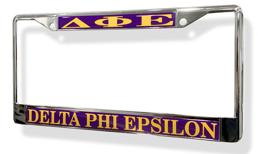 Delta Phi Epsilon License Plate Frame