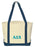 Alpha Delta Chi Cooper Letters Boat Tote