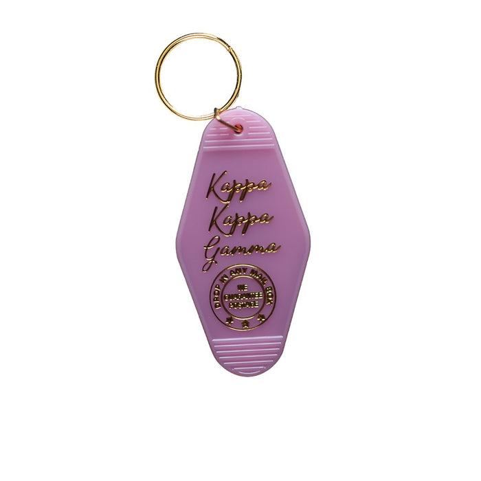 Kappa Kappa Gamma Motel Keychain