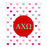 Alpha Chi Omega Hearts Fleece Blankets Alpha Chi Omega Hearts Fleece Blankets