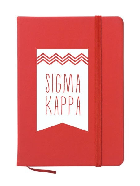 Sigma Kappa Chevron Notebook