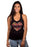 Sigma Sigma Sigma Floral Heart Ideal Racerback Tank