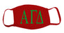 Alpha Gamma Delta Face Mask With Big Greek Letters